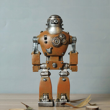 复古做旧loft工业风摆件 家居创意机械鸟 酒吧咖啡厅橱窗软装饰品