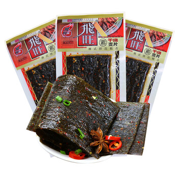 飞旺 飞旺干烧麦片26g*15小包辣片80后儿时辣条麻辣小吃湖南特产零食