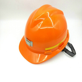 橙色矿帽桔色橘色矿帽可装头灯安全帽帽abs可挂矿灯安全帽 橙色(豪华
