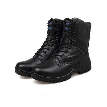 > 3515强人时尚军警羊毛靴冬季保暖真皮军靴特种兵系带户外作战男靴x