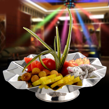 不锈钢酒吧ktv大号果盘水果盘 现代客厅 无座大号