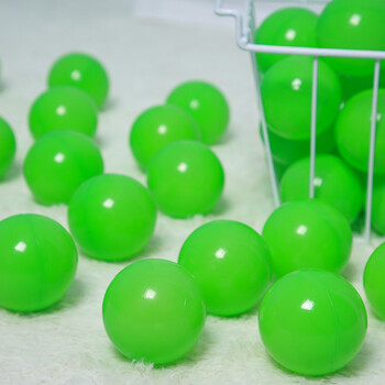 直销海洋球儿童波波球玩具球球宝宝游乐园彩球马卡龙色海洋球 翠绿色