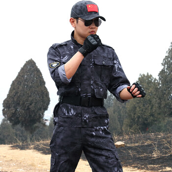 新款特种兵军装野战迷彩服套装男作训长袖夏季训练工作服耐磨作战