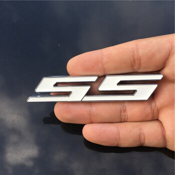 车贴 科迈罗/大黄蜂ss标志/s 车标改装标 贴标 ss个科鲁兹 ss金属车贴