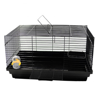 银天宠物 仓鼠笼 金丝熊刺猬笼子 ng 黑色特大号 1个