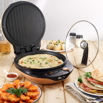 小熊(bear) 电饼铛煎饼锅 家用煎烤华夫饼机 双面加热烙饼锅 dbc-b13