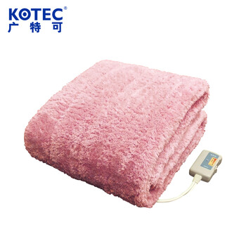 
                                        KOTEC广特可 日本安全技术 沙发式电热毯(长毛绒)无极调温 粉红色 180*80                