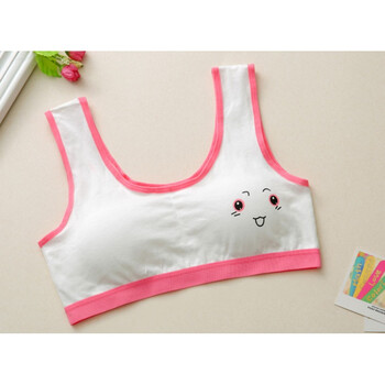 2件女童内衣背心发育期儿童文胸小女孩抹胸大童学生胸罩胸衣ym1 西瓜