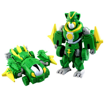 五灵卫智变酷变勇士 变形机器人儿童玩具套装 炫变勇士神木猿ys8919e
