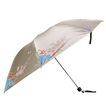 天堂 雪月风花黒涤彩胶三折超细晴雨伞铅笔伞 307E浅古铜色