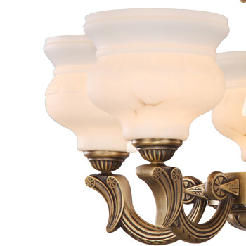 科波菲尔 欧式全铜灯 铜灯 餐厅卧室吊灯 MD9061-5 led3W暖白光