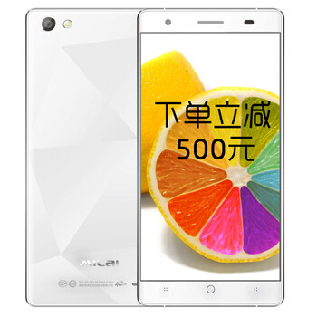 米莱（MILAI) M6 移动4G智能手机 双卡双待 文艺白色