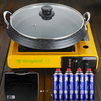 户外野营野炊便携式防风卡式炉燃气煤气瓦斯炉烧烤炉具卡斯炉 炉子