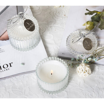 酒店会所调情制造浪漫 除烟味玻璃杯熏香蜡烛 梦幻花谷~白雪公主