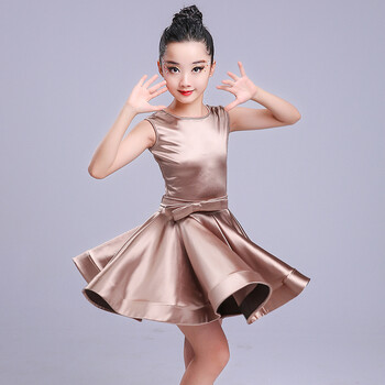 新款少儿拉丁舞服装儿童比赛规定标准服女童拉丁演出服舞蹈练功服