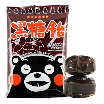 日本进口糖果大仓熊本黑糖85g 熊本糖果熊本熊休闲零食品 图片价格品牌报价 京东