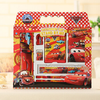 小学生文具套装礼盒批发幼儿园学习用品儿童生日礼物奖品 8件套-汽车