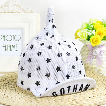 全网透气婴幼儿童尖尖帽子64068 白色 均码