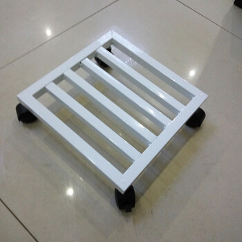 移动花盆托盘万向轮长方形特大号室内定制加厚铁艺花托带滚轮底座