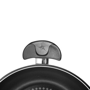 ZUANJ钻技韩国进口无烟不粘锅 炒菜锅 炒锅32cm 电磁炉通用