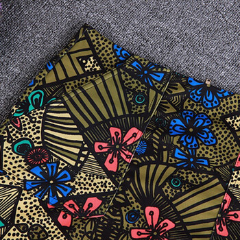 SMLN2015秋冬新短裙秋冬半身裙复古花色包臀裙48646 花色 M
