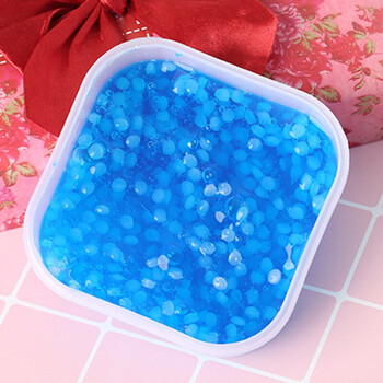 ins米粒史莱姆slime泥粘土手工制作棉花泥做泥的材料套装 蓝色_现价28