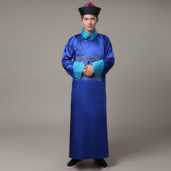 太监服饰公公总管服装古装舞台演出服甄嬛传小品戏服男春 蓝色(衣服