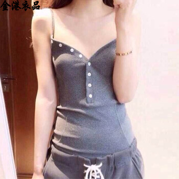 金港衣品2015秋装上新烟灰色连帽运动休闲卫衣套装三件套T恤女9310 图片色厚款 L