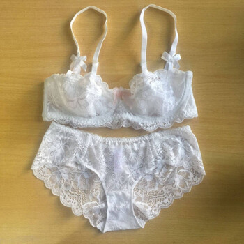 内衣 文胸套装 怡品堂 圈围性感文胸套装 白色 70b 白色 80c