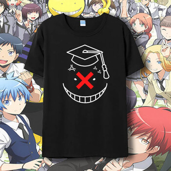 暗杀教室杀老师多表情cos服恶搞笑夏装动漫棉t恤短袖 生气 l