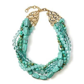 香蕉共和国 banana republic 女式项链 turquoise q00219086 one size