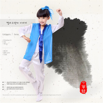 六一儿童古装幼儿园古代书生弟子规书童小女孩