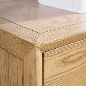 三门鞋柜北欧风格白蜡木简约现代玄关柜斗柜隔断储物柜日式鞋柜 原木