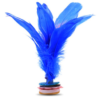 乃力鹅毛彩色毽子儿童成人学生娱乐运动花毽健身毽子大花毽鹅毛毽