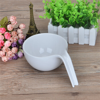 a5仿瓷碗密胺汤碗弯柄带手把碗塑料面碗菜碗美耐手柄碗创意 定制 大号