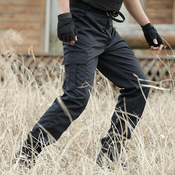 盾郎 户外作训下裤男武警特警作训服军迷工装战术裤多袋耐磨特种兵
