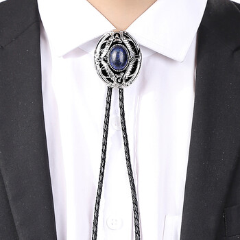 美国西部牛仔波洛领带 天然青金宝石