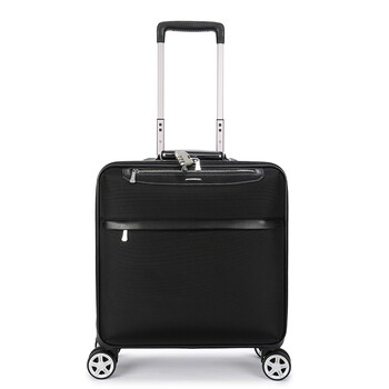 plover正品 商务登机箱万向轮 静音防水拉杆箱旅行箱 黑色 20寸_ 9折