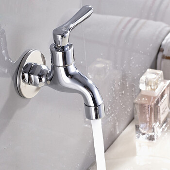 家用卫浴阳台拖把池水龙头铜制出水嘴陶瓷阀芯4分出水口