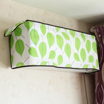 空调挂机罩,空调防尘罩 美的格力空调套 空调防潮套一年四季可用 绿色