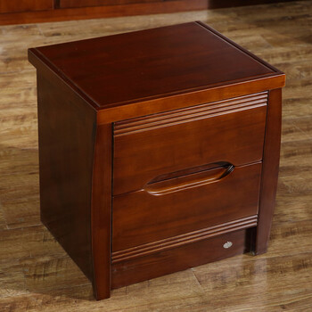 木头公园 现代中式似水流年 实木床头柜 储物收纳小柜子 卧室家具