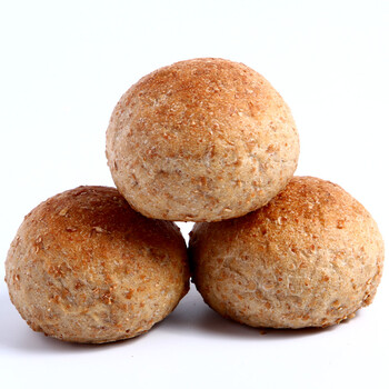 全麦原味圆餐包小面包饱腹代餐营养早餐休闲零食糕点 原味餐包