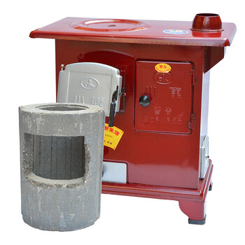 柴火炉 室内无烟取暖炉 燃煤炭炉子加厚节能柴煤两用炉家用柴火灶 柴