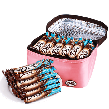 德芙(dove) 巧克力巧丝威化夹心巧克力棒 糖果巧克力675g赠多功能保温