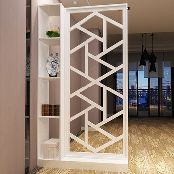 双门柜门屏风吧台双面客厅白色家具装饰玄关储物多功能四门进门餐厅厅
