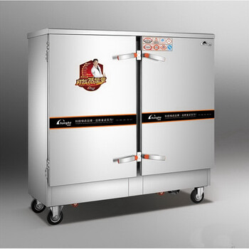 蒸饭柜 商用盘双门蒸饭车 大型蒸馒头机器 电热蒸饭箱