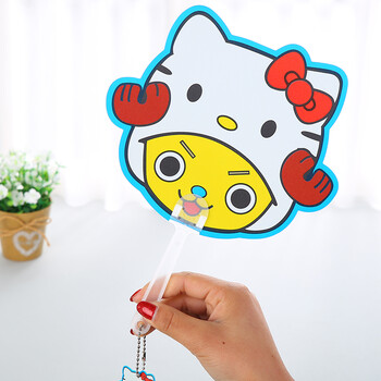 卡通小扇子塑料扇可爱男女式便携扇子六一儿童礼物 印刷宣传 乔巴