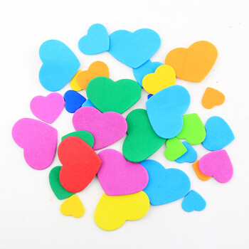 幼儿园儿童手工制作辅助材料eva泡沫贴纸带背胶贴片diy粘贴画材料