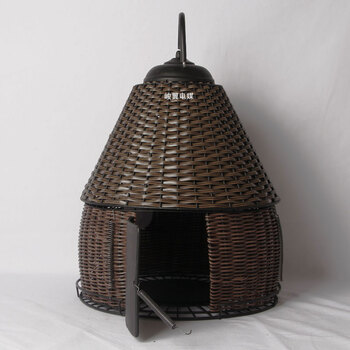 鸟类用品鸟笼鹧鸪笼外带笼鸡笼鸟笼3件装多款 小号无门竹鸡鹧鸪