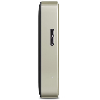 
                                西部数据（WD）My Passport Ultra周年纪念版USB3.0 2TB 超便携移动硬盘 （金色）WDBEZW0020BCG            